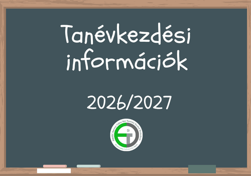 Tanévkezdési információk 2026_2027