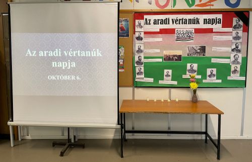 Október 6. Az aradi vértanúk emléknapja 